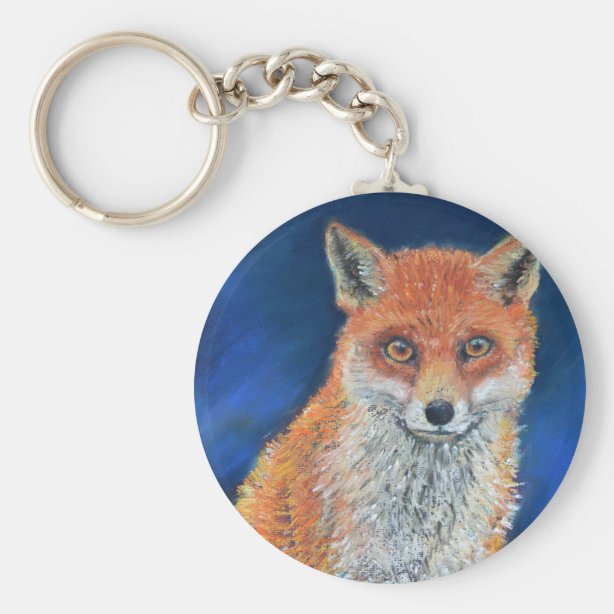 Fox Keychains No Minimum Quantity Zazzle
