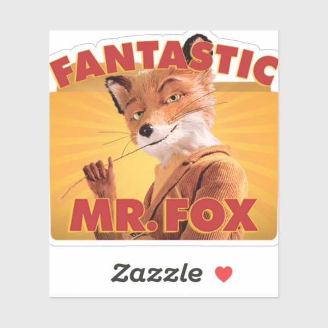 Fantastic Mr Fox Sticker (Sheet)