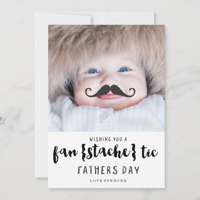FANTASTIC MUSTACHE | FATHERS DAY CARD (Front)