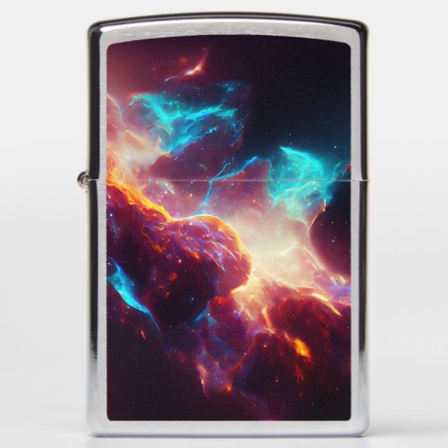 Fantastic Nebula Abstract Space 6 Zippo Lighter
