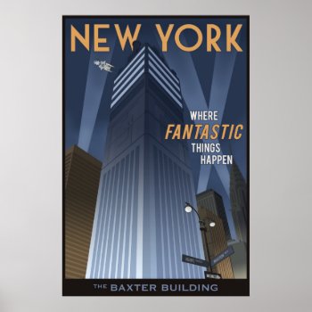 Fantastic New York Poster by stevethomas at Zazzle