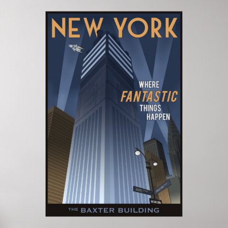Fantastic New York Poster