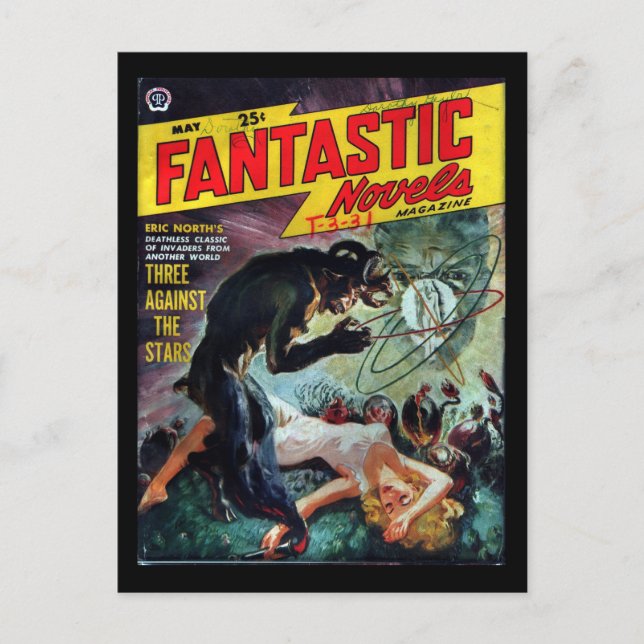 Fantastic Novels - 1950.53_Pulp Art Postcard (Front)