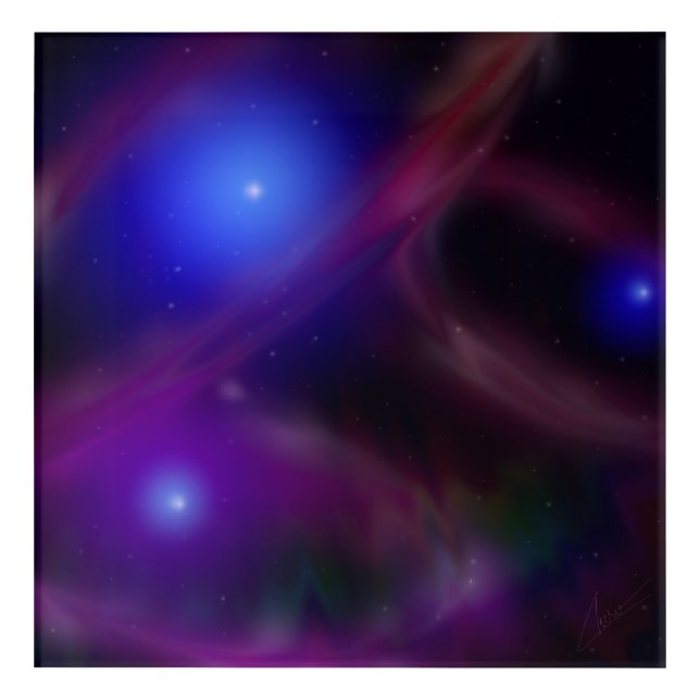 Fantastic Outer Space Digital Art (Front)