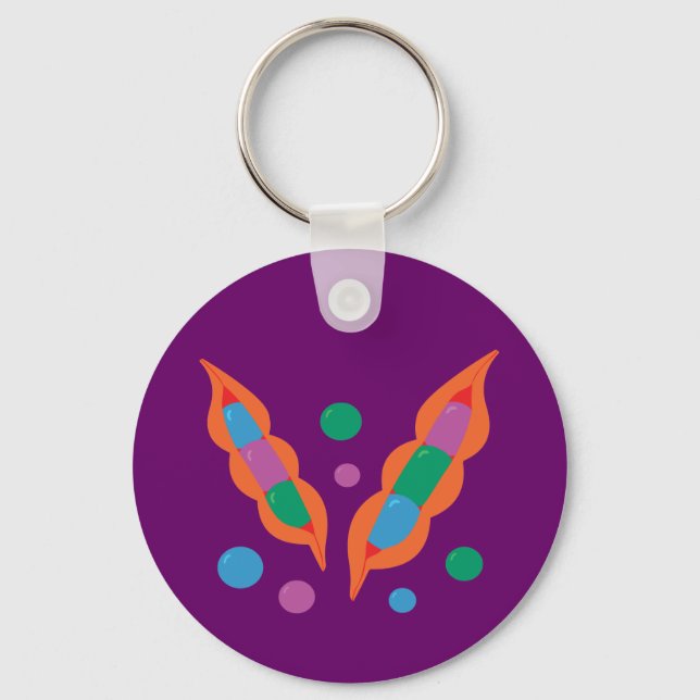 Fantastic Peapods Keychain (Front)