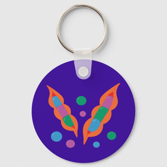 Fantastic Peapods Keychain (Front)