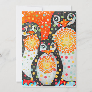 Fantastic Penguins Holiday Card