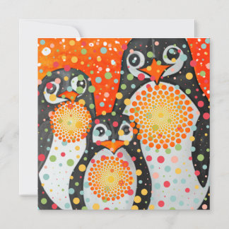 Fantastic Penguins Holiday Card