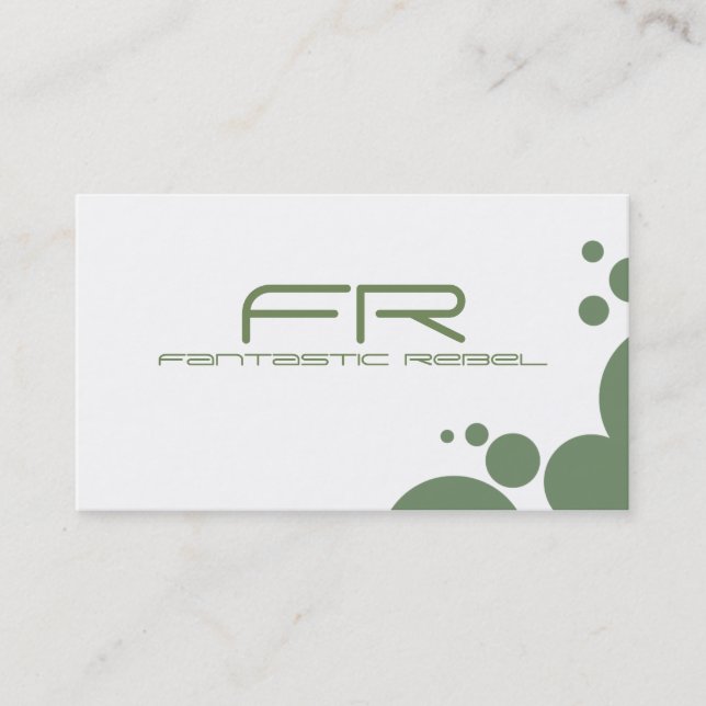 Fantastic Rebel Business Cards (Front)