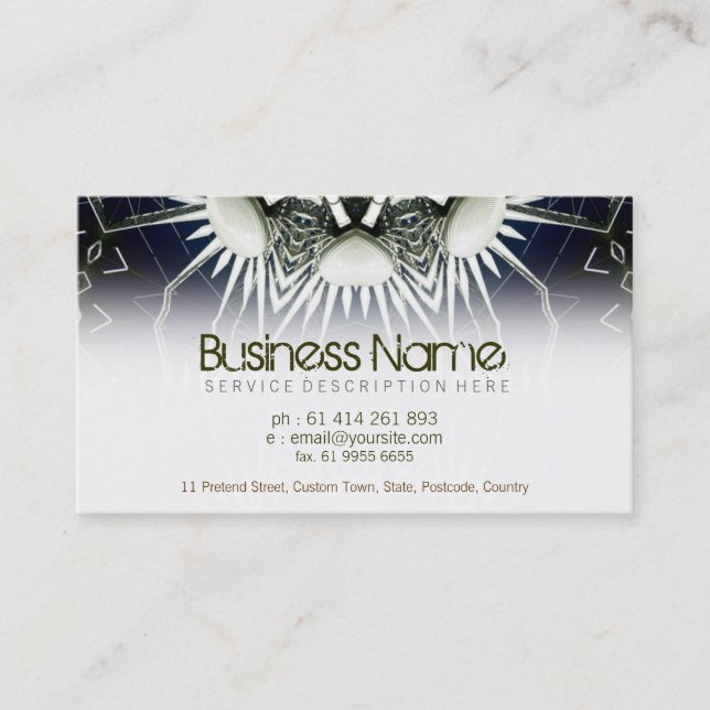 Fantastic SCiFi Business card (Front)