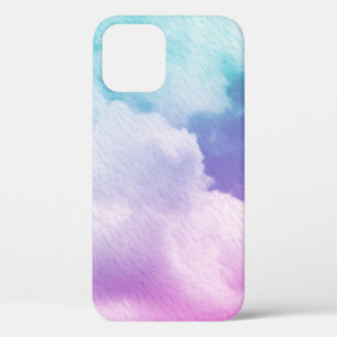 fantastic soft cloud with pastel gradient color an iPhone 12 case