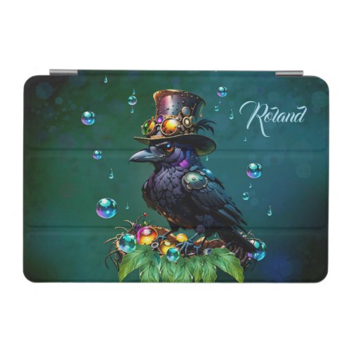 Fantastic steampunk crow iPad mini cover