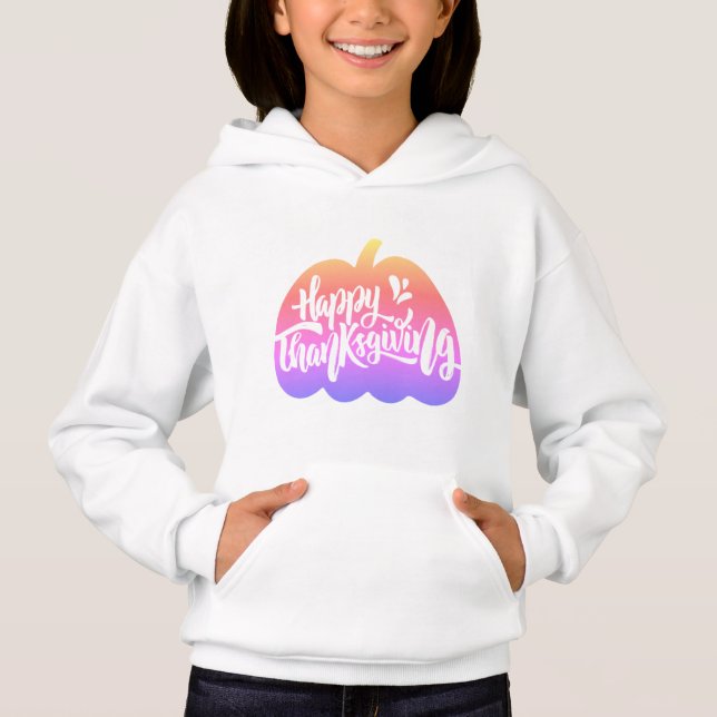 Fantastic Text on pumpkin for Thanksgiving  Hoodie (Front)