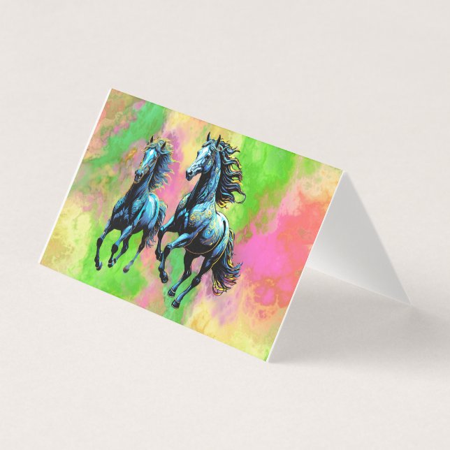 Fantastic Two Galloping Horses (Front)
