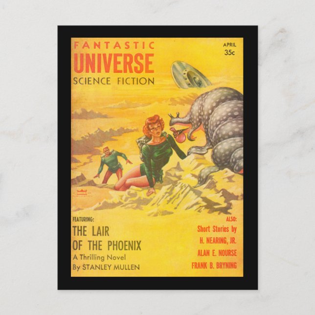 Fantastic Universe v05 n03 (1956-04.King-Size)Pulp Postcard (Front)