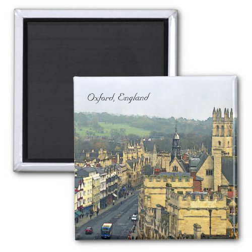 Fantastic View Oxford England High Street 3 Magnet