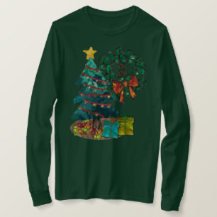 Fantastic Watercolor Christmas Personalized T-Shirt