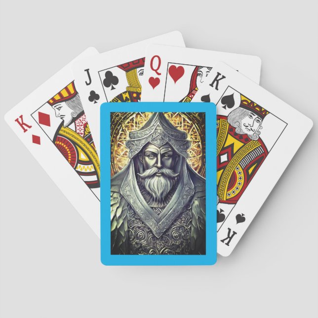 Fantastic Wizard Classic Playing Cards (Back)
