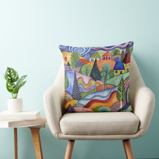 Fantastic World  designer cushion (Chair)