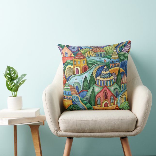 Fantastic World  designer cushion (Chair)