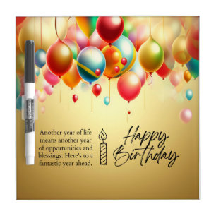Fantastic Year Ahead Dry Erase Board