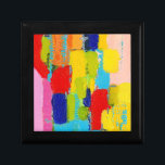 Fantastical Abstract Painting by Kris Taylor Gift Box<br><div class="desc">Kris Taylor used heavy brush strokes to create this fantastical abstract painting. The colors feel as if they are ready to leap off the print and right onto your wall. Order your copy today!</div>