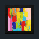 Fantastical Abstract Painting by Kris Taylor Gift Box<br><div class="desc">Kris Taylor used heavy brush strokes to create this fantastical abstract painting. The colors feel as if they are ready to leap off the print and right onto your wall. Order your copy today!</div>