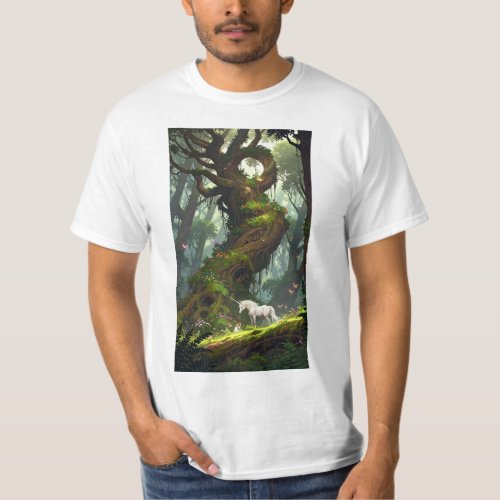 Fantastical Forest Mythical Creatures  Magical F T_Shirt
