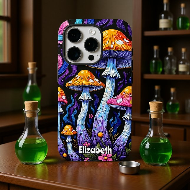 Fantastical Mushroom Garden Case-Mate iPhone Case (Creator Uploaded)