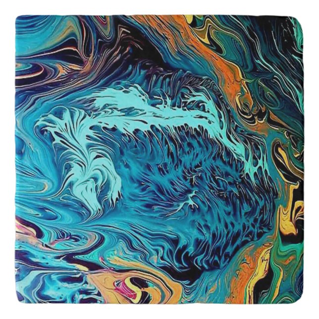 Fantastical Waters Trivet (Front)