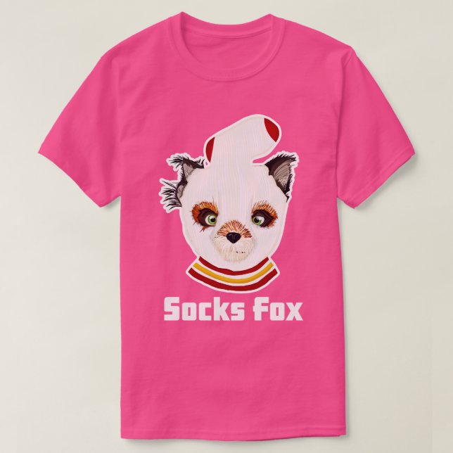 FantasticFox Ash Socks Fox Barn  USA T-Shirt (Design Front)