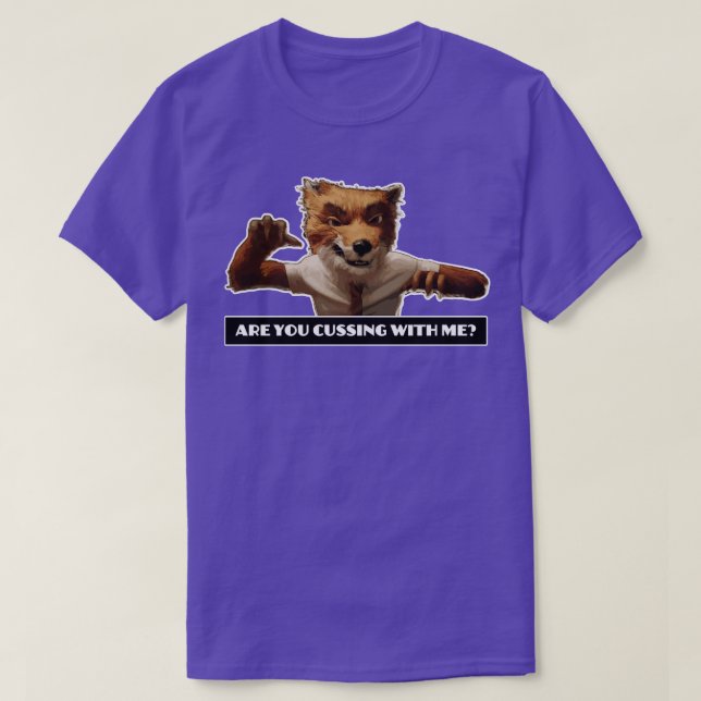 FantasticFox Foxy Cussing T-Shirt (Design Front)