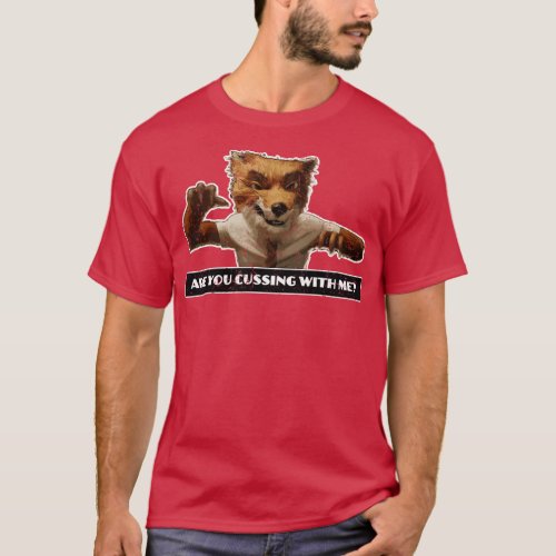 FantasticFox Foxy Cussing Weathered T_Shirt