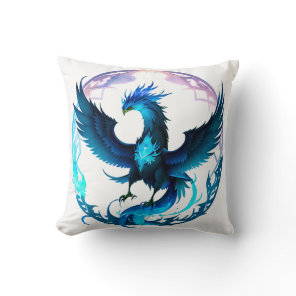 fantastique phoenix throw pillow