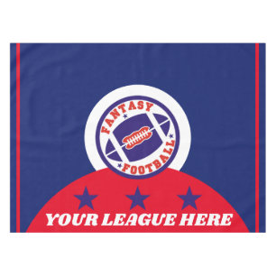 Fantasty Football Draft Tablecloth