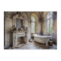 Fantasy Abandoned French Chateau Bathroom