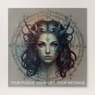 Fantasy Abstract Celestial Zodiac Sign Dreamscape Jigsaw Puzzle
