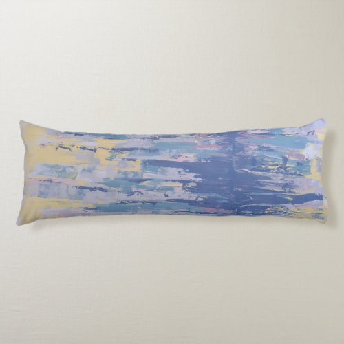 Fantasy Abstract Waterfront Cityscape Body Pillow