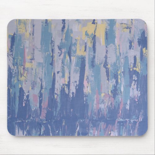 Fantasy Abstract Waterfront Cityscape Mouse Pad
