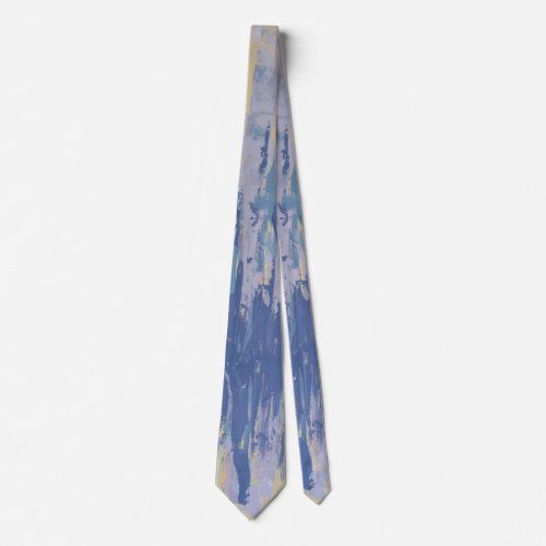 Fantasy Abstract Waterfront Cityscape Neck Tie