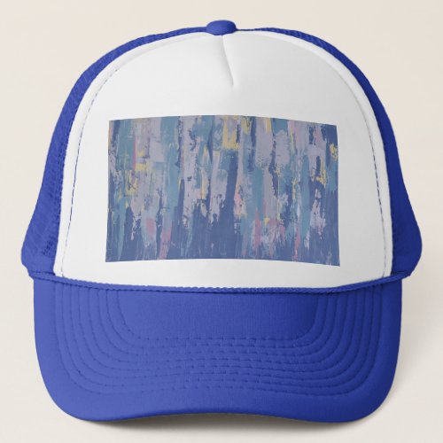 Fantasy Abstract Waterfront Cityscape Trucker Hat
