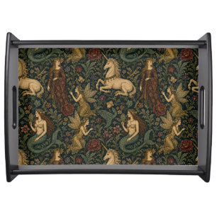 Fantasy Academia Feminine Serving Tray