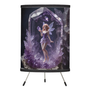 Fantasy Amethyst Fairy Desk Lamp