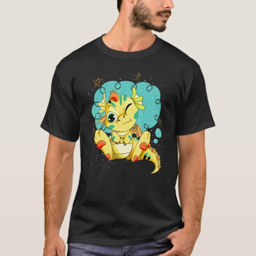Fantasy Animal   Cute Mythical Creature Dragon T_Shirt
