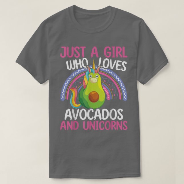 Fantasy Animal Lover Girls Avocado Women Magical U T-Shirt (Design Front)