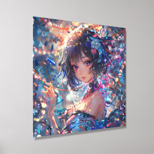Fantasy Anime Girl Foam Core Photo Tile