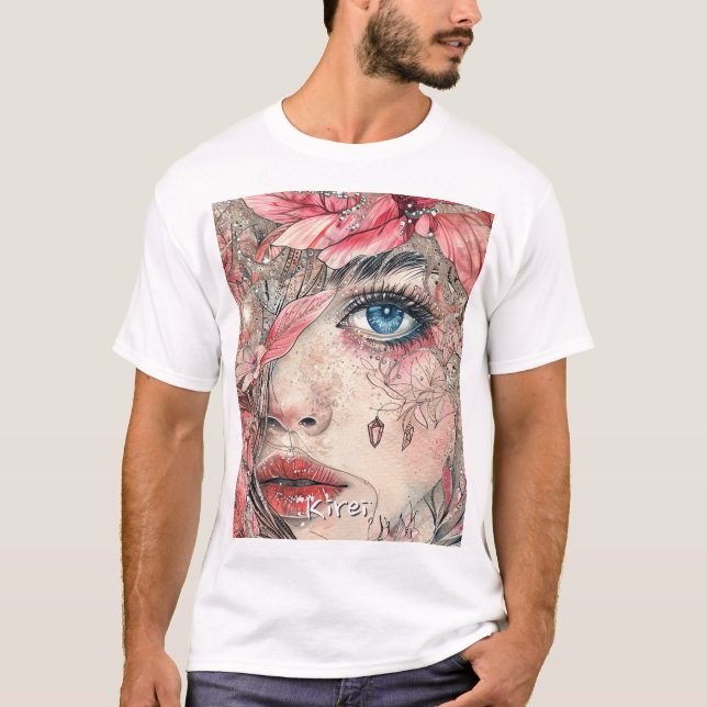 Fantasy Anime Manga Japan Kirei  綺麗  Tshirt Custom (Front)