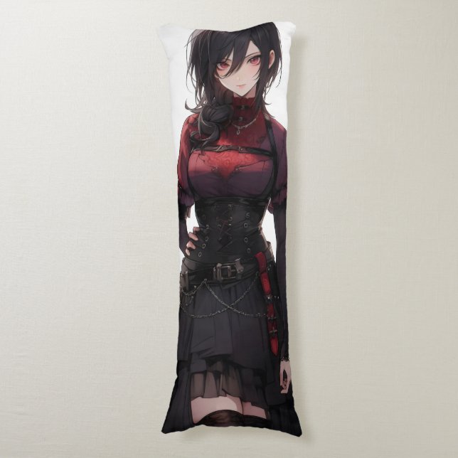 Fantasy Anime Pretty Girl Body Pillow (Front Vertical)
