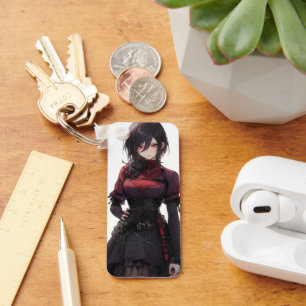 Fantasy Anime Pretty Girl Keychain