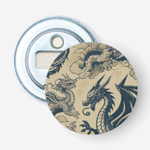 Fantasy Antiqued Dragons  Bottle Opener